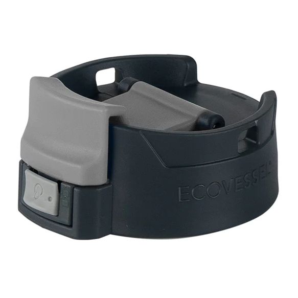 EcoVessel Perk Replacement Cap Black Light Gray