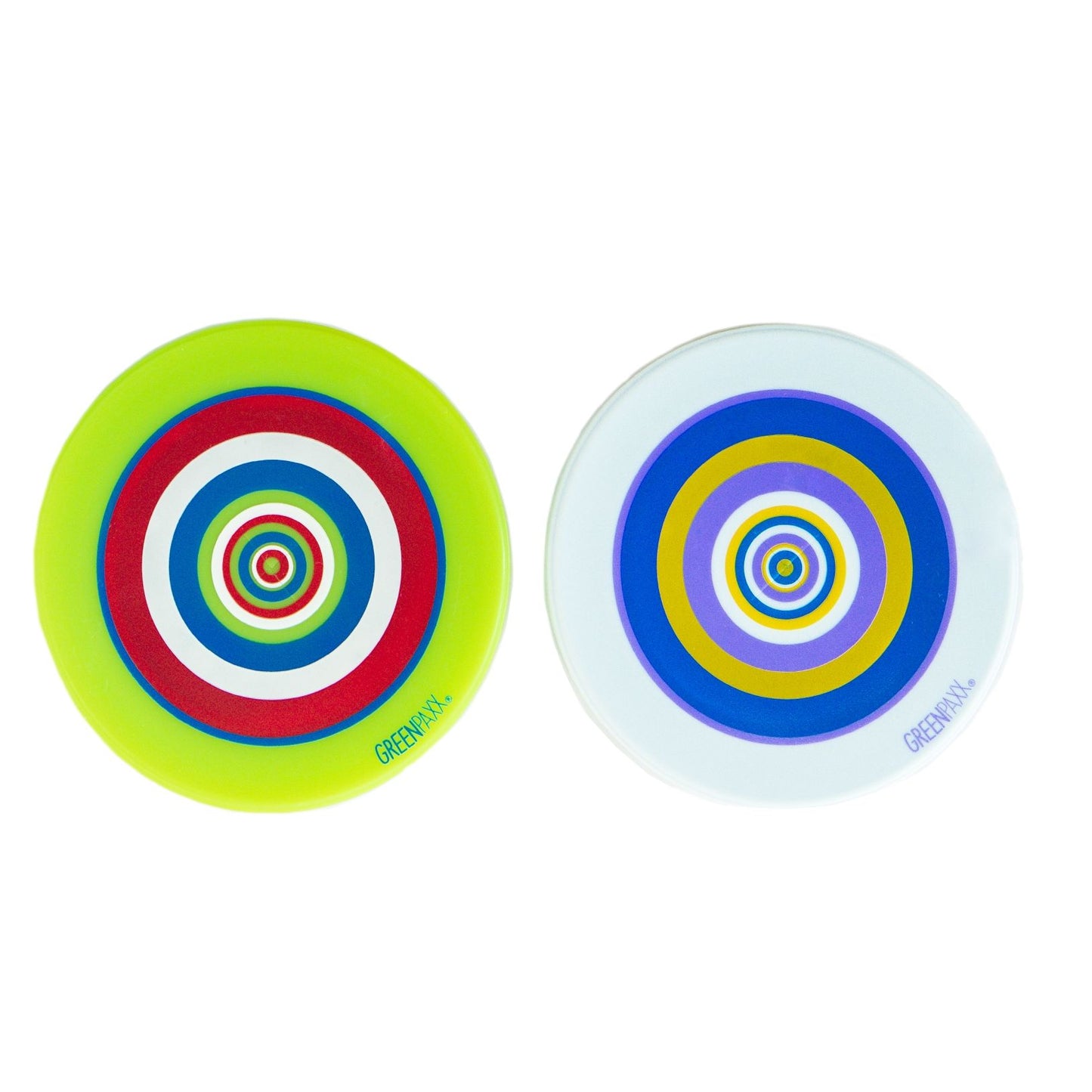 GreenPaxx Cool Cap Universal Silicone Cup Lids (2-pack) Kids Swirls