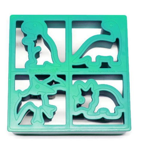 Lunchpunch Sandwich Cutter, DINOSAUR (Single) Four Dinos