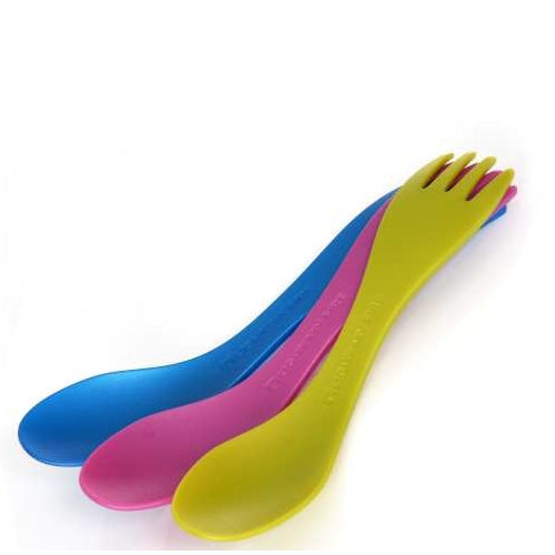 Light My Fire Spork Little (Pack of 3) Petrolium Pink Metal Pirate Gold