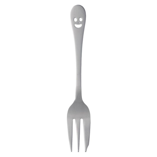 Happy Face Small Size Cutlery Cake Fork (142 mm)