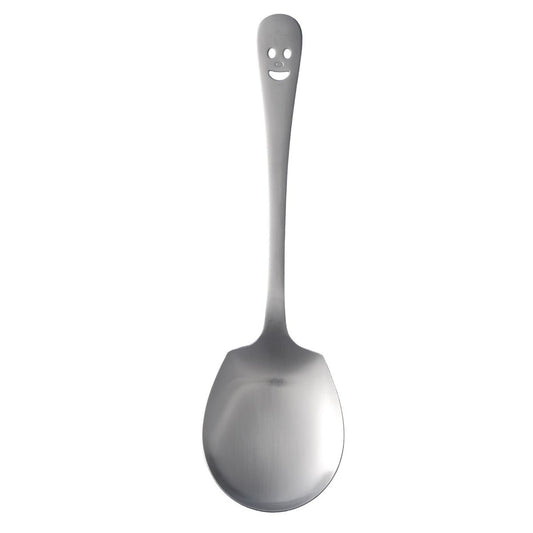 Happy Face Stainless Steel Serving Utensil Spoon Only