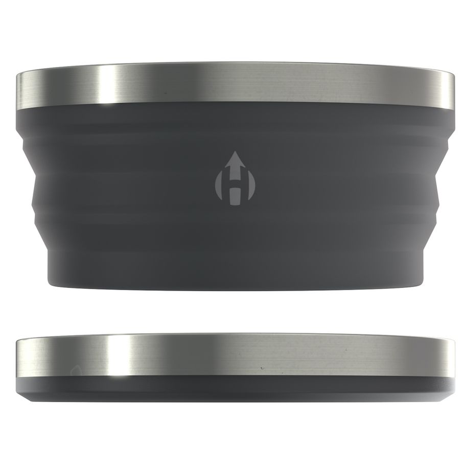 Hydaway Collapsible Silicone Bowl, 950 ml Jet Black