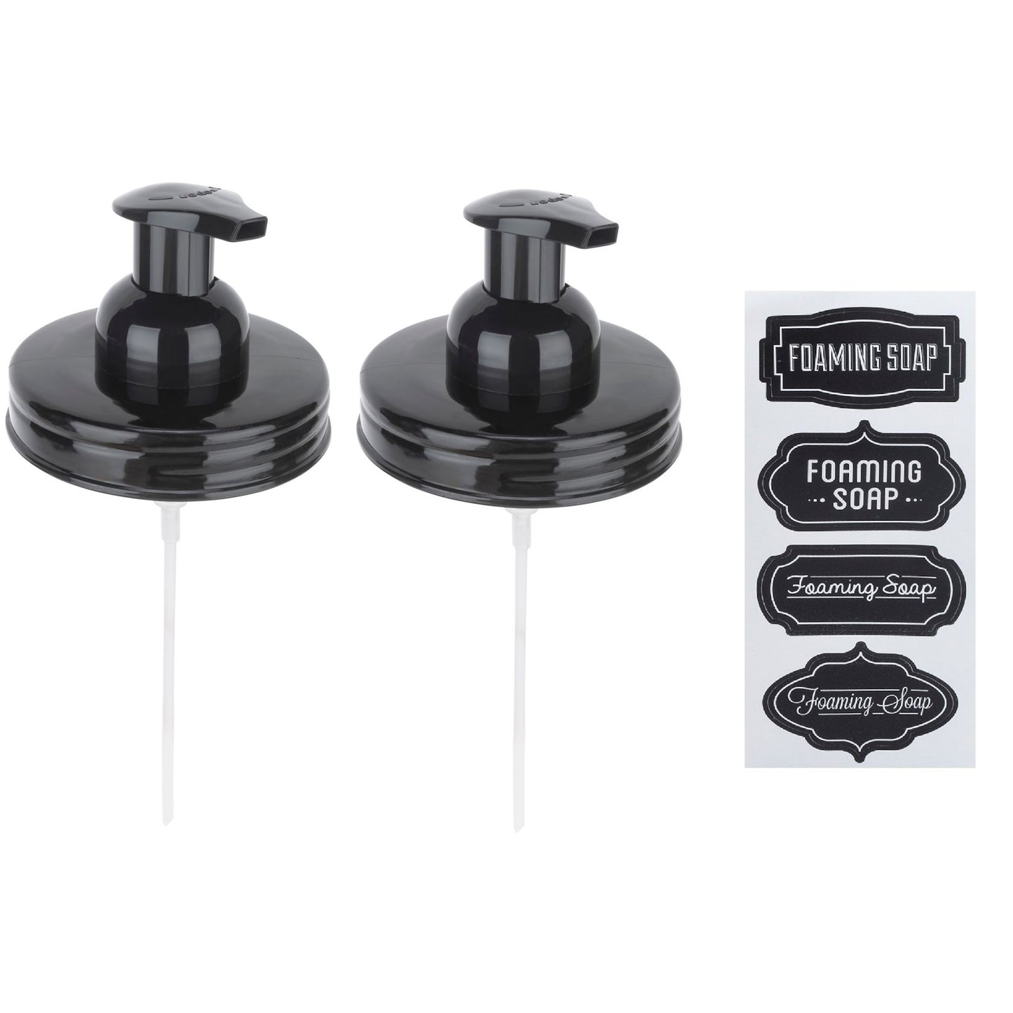 Jarmazing Mason Jar Foaming Soap Dispenser Lid - Wide Mouth 2-pack