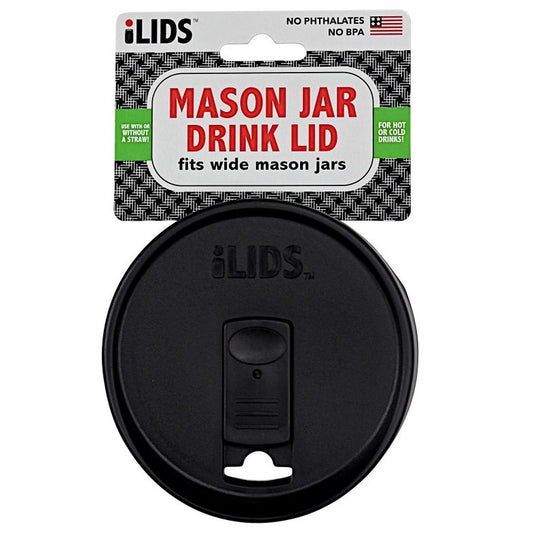 iLid Wide Mouth Mason Jar Drink Lid