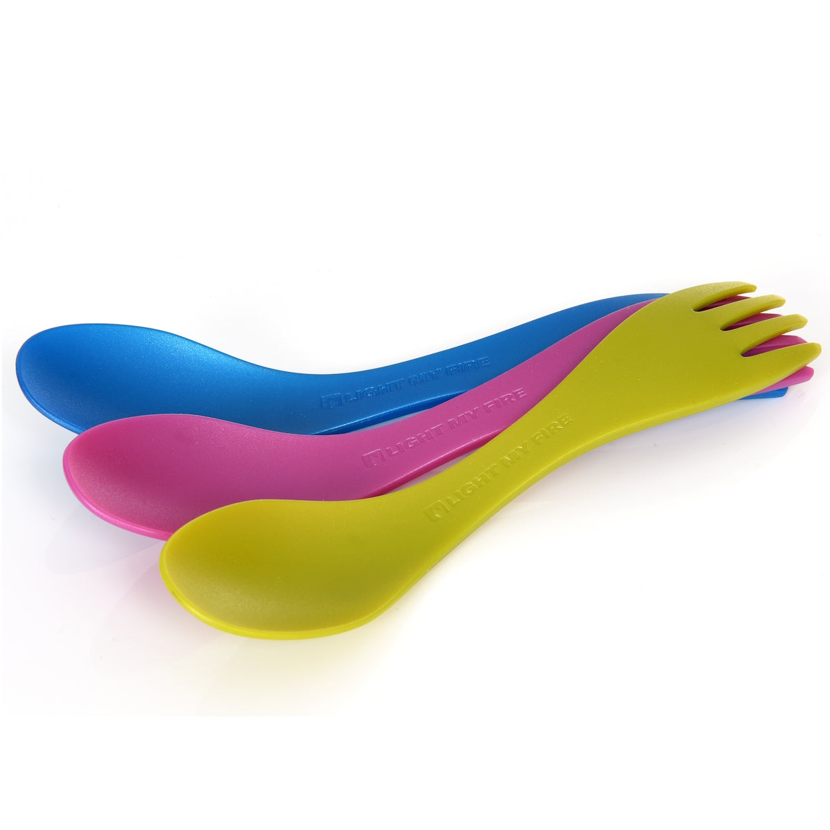 Light My Fire Spork Little (Pack of 3) Petrolium Pink Metal Pirate Gold