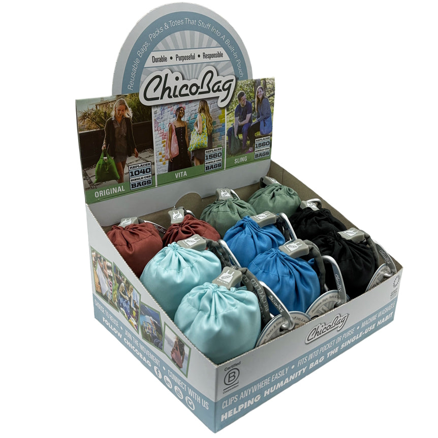ChicoBag Display Unit ChicoBag Original Refine (10 bags)
