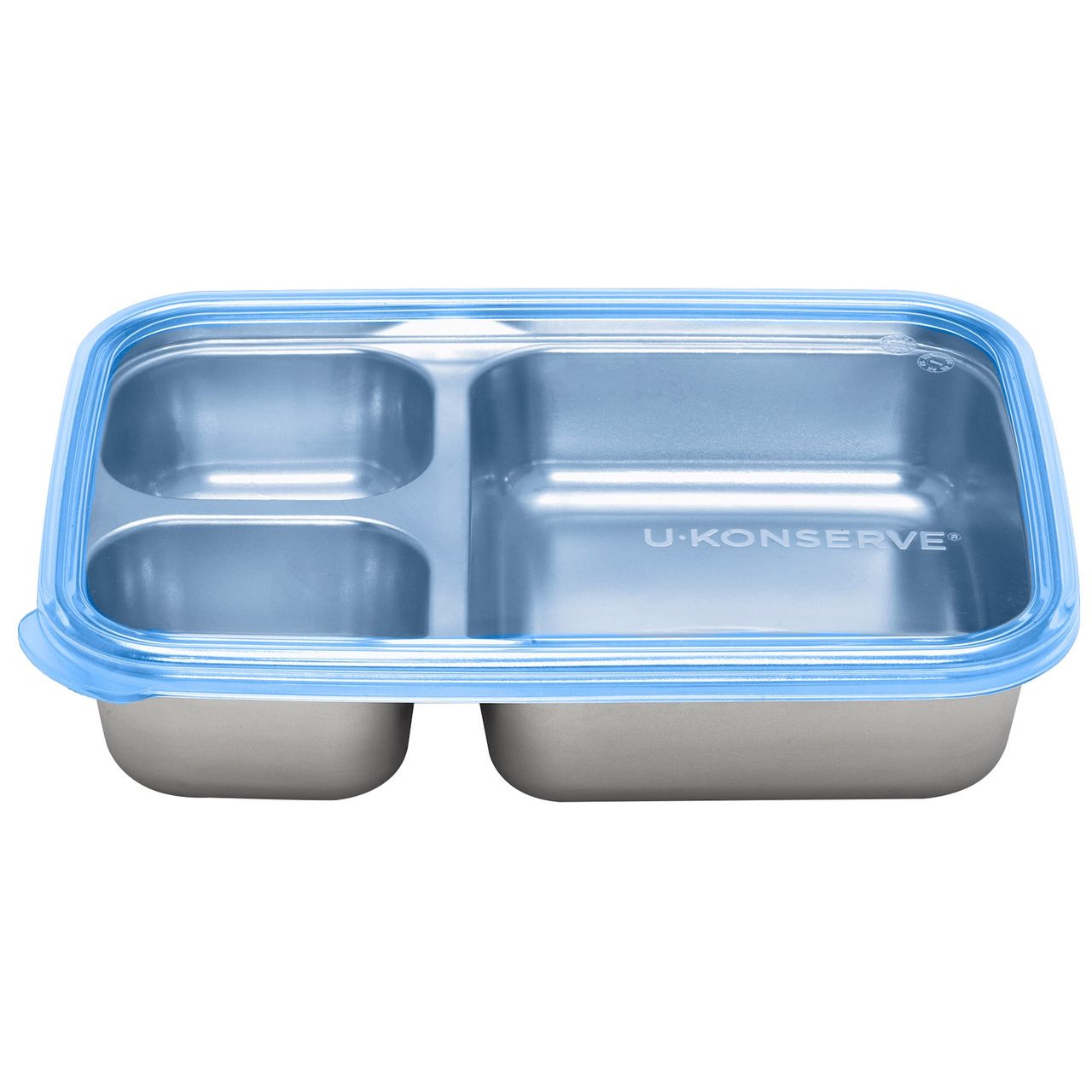 Ukonserve 3 Compartment Stainless Steel Food-Storage Container