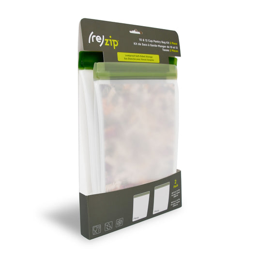 (re)zip Tall Food Storage Bags - 10 & 12 cup