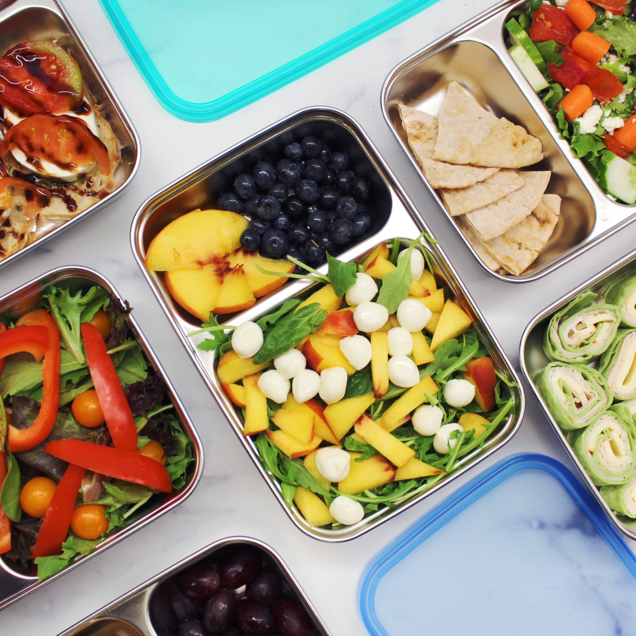 Reusable Food Storage Containers for On-the-Go
