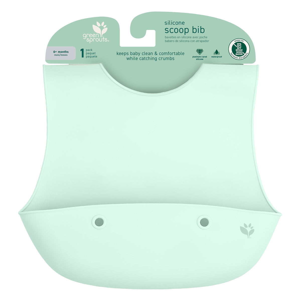 Green Sprouts Silicone Scoop Bib