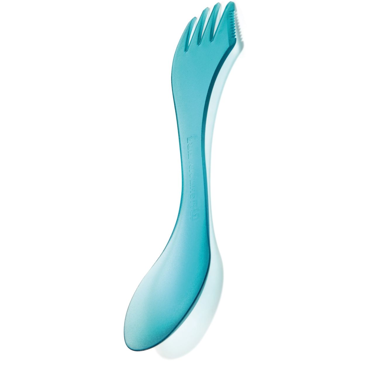Light My Fire Plastic Spork, Original Transparent Blue