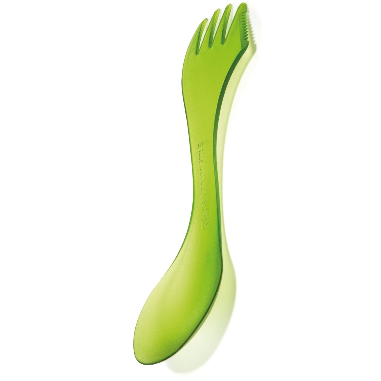 Light My Fire Plastic Spork, Original Transparent Green