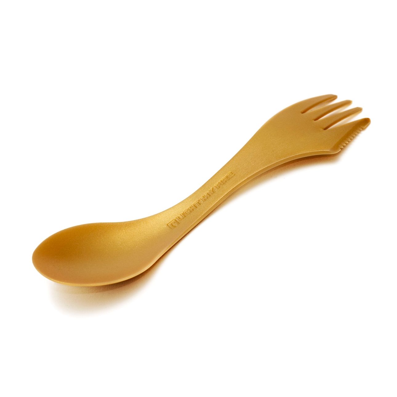 Light My Fire Plastic Spork, Original Old Gold