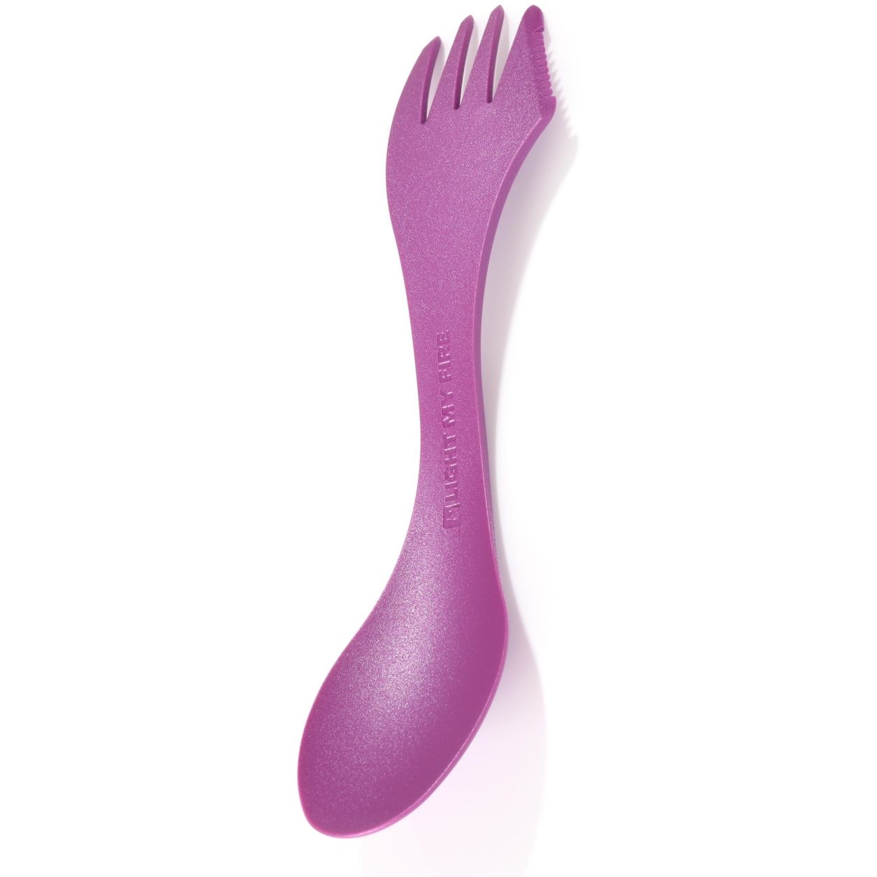 Light My Fire Plastic Spork, Original Pink Metal