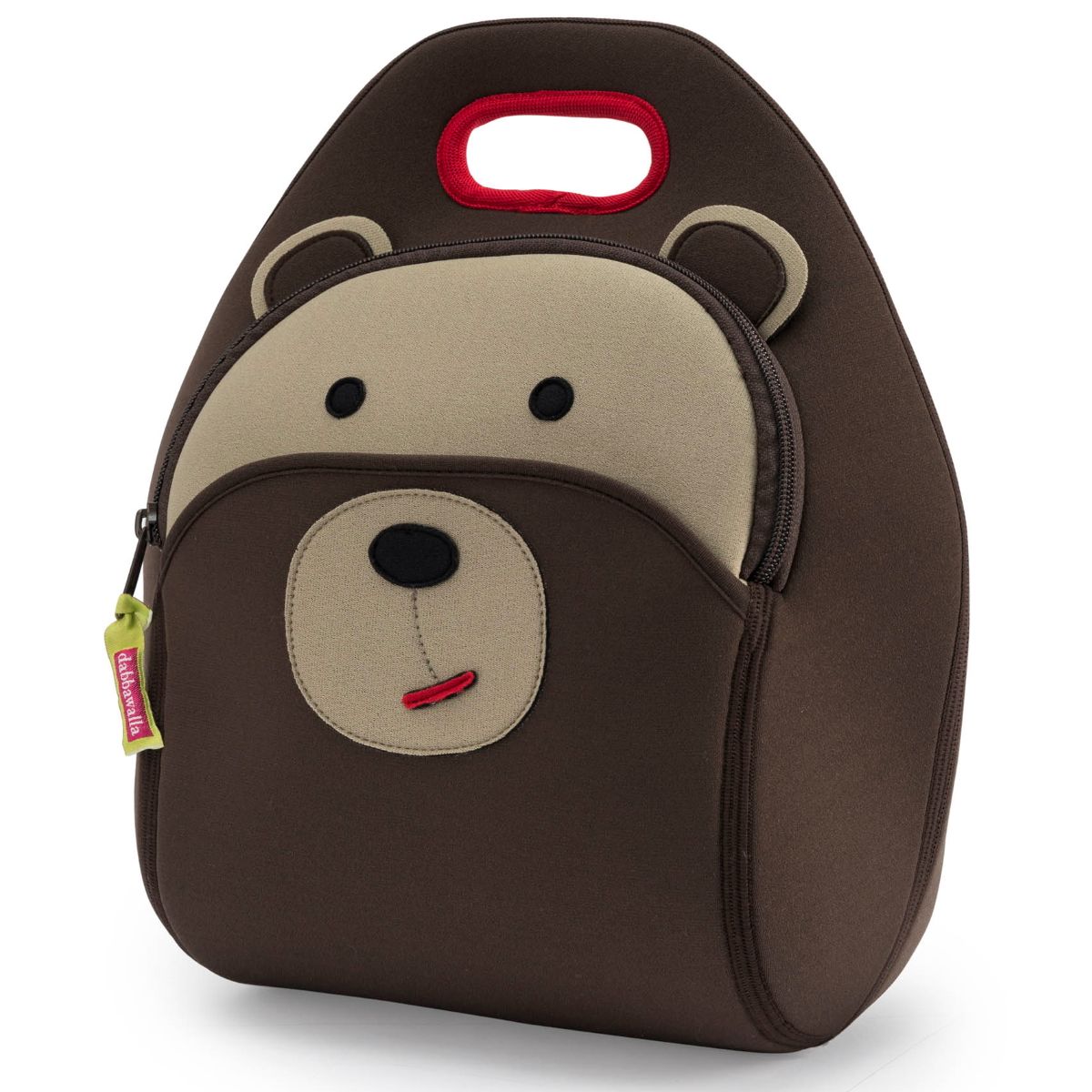 DabbaWalla Machine Washable Insulated Lunch Bag Brown Bear