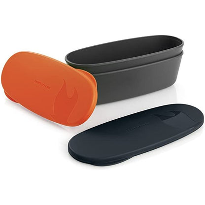 Light My Fire Snapbox Oval Container Orange Black
