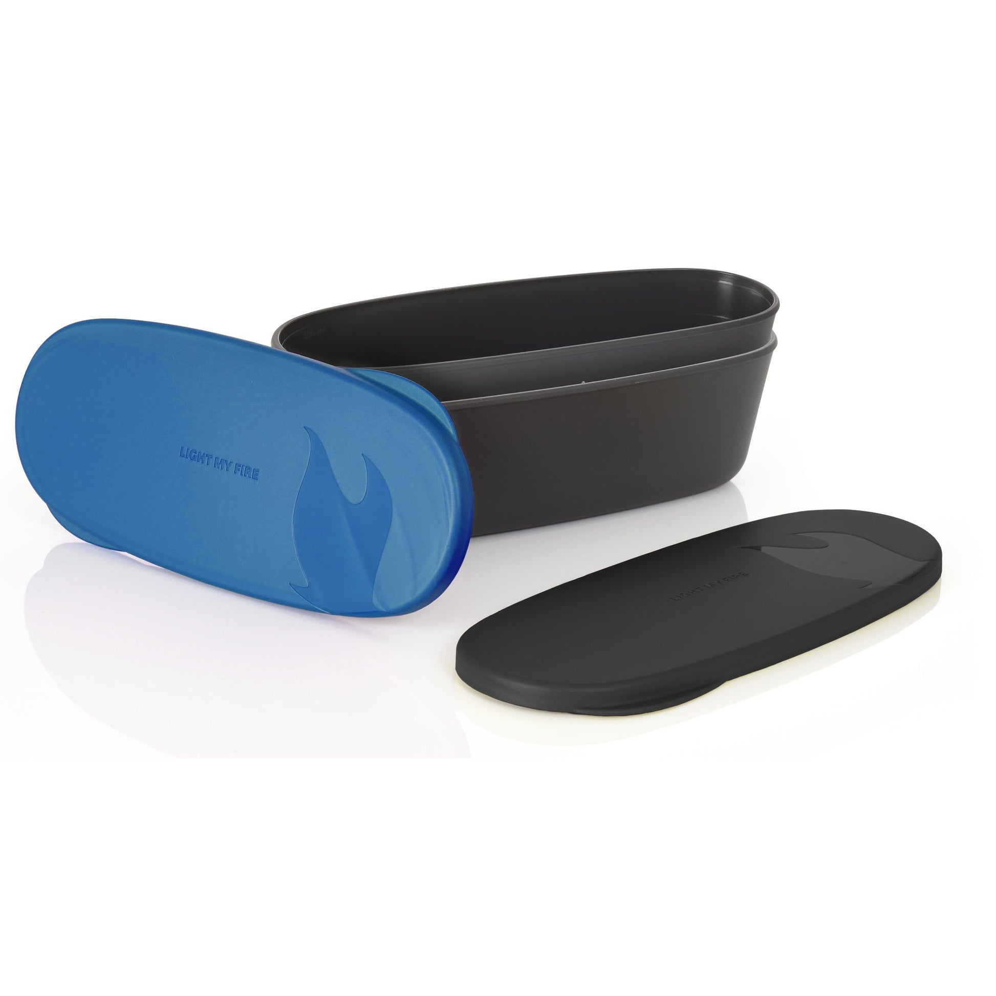 Light My Fire Snapbox Oval Container Petroleum Black Pearl