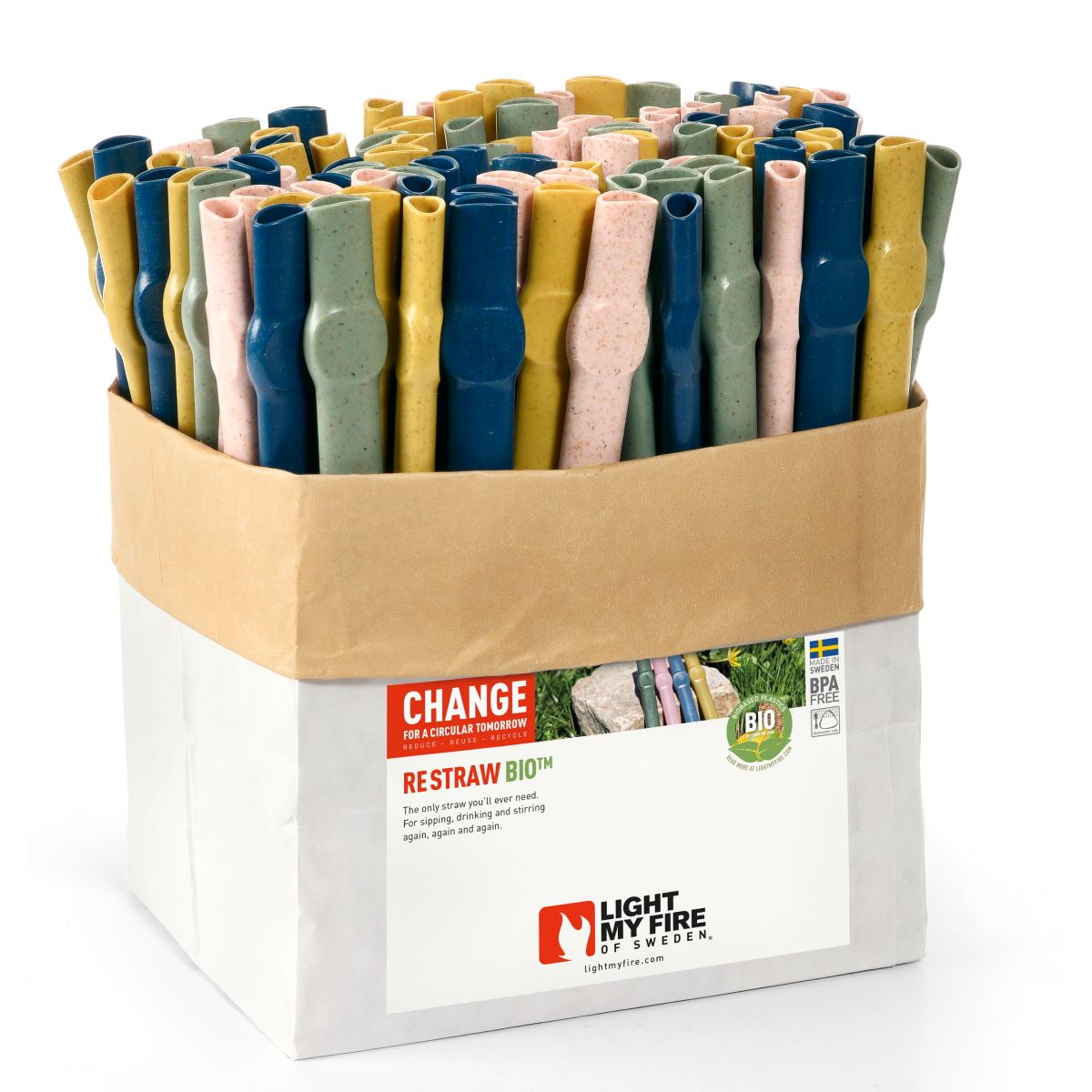 Light My Fire Reusable ReStraw Bio KraftBag (96 pieces)