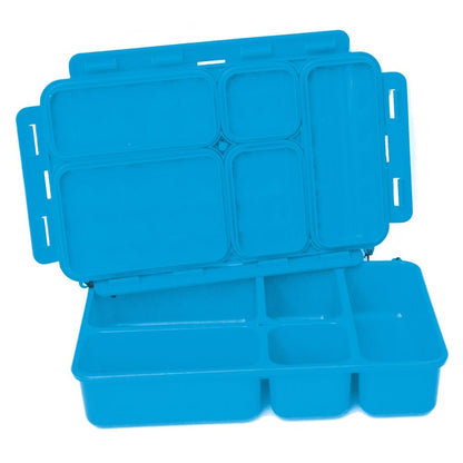 Go Green 5-compartment Leak-Proof Foodbox (Large) Blue