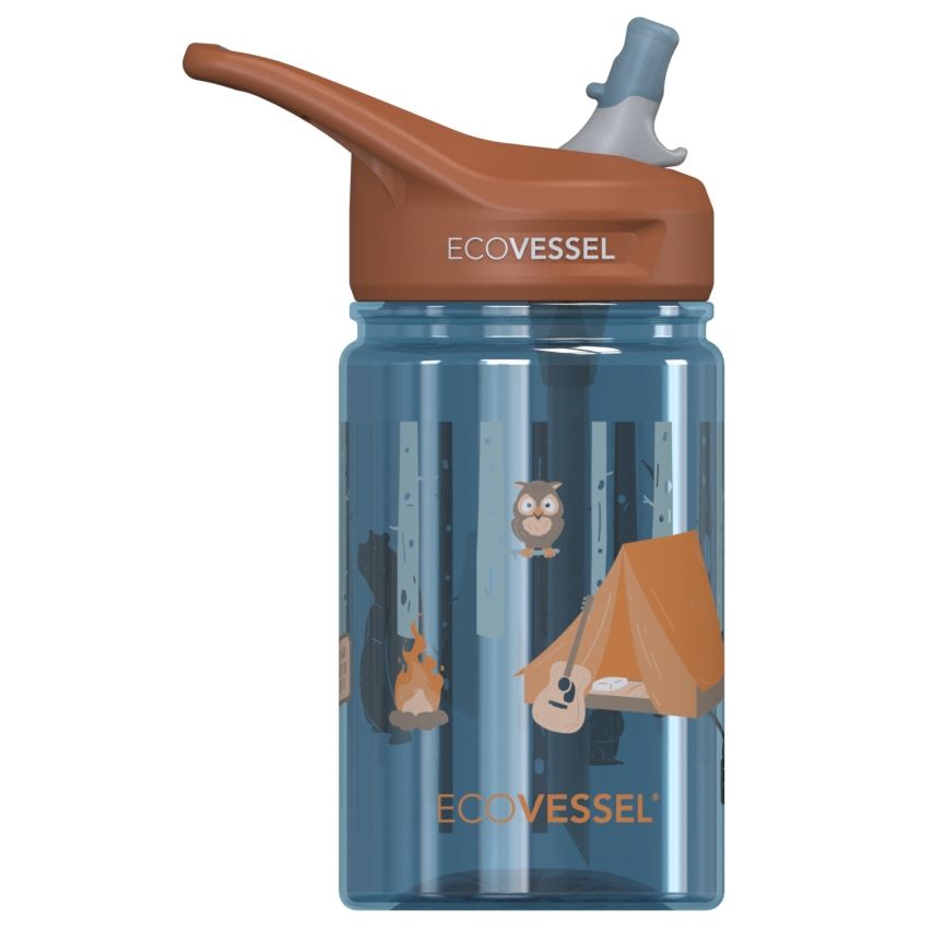 12 oz The SPLASH Kids Tritan Water Bottle with Straw Top Camping