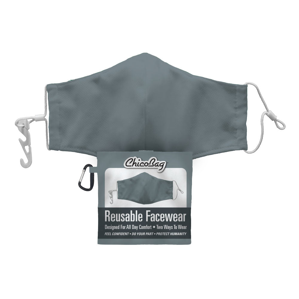 ChicoBag Reusable 2-Layer Facemask Slate Gray