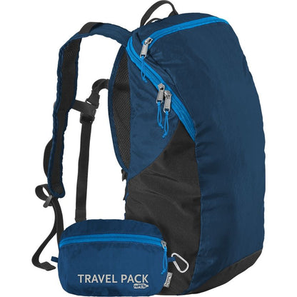 ChicoBag Travel Pack rePETe Pouchable Backpack Poseidon