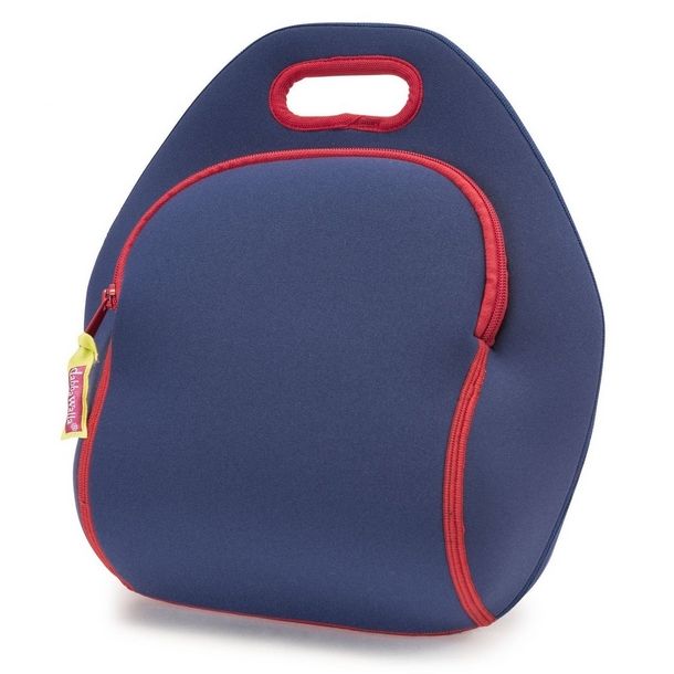 Dabbawalla Insulated Lunch Bag, Colour Block Navy