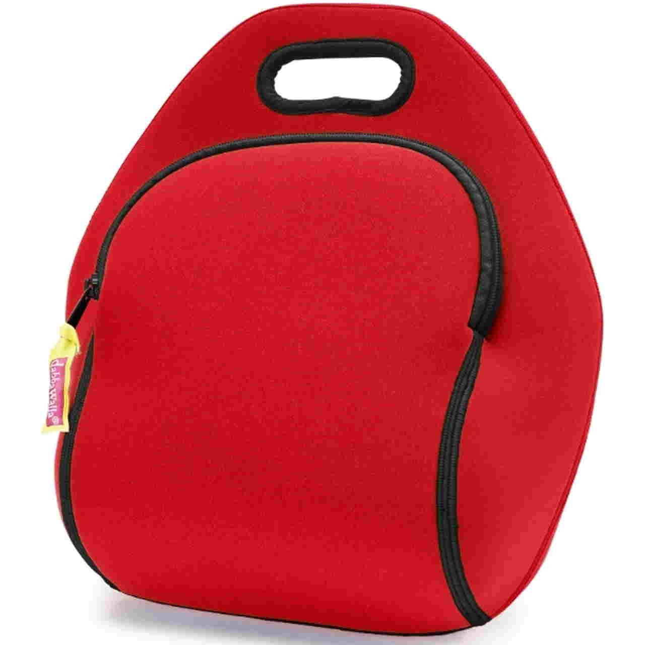 Dabbawalla Insulated Lunch Bag, Colour Block Red