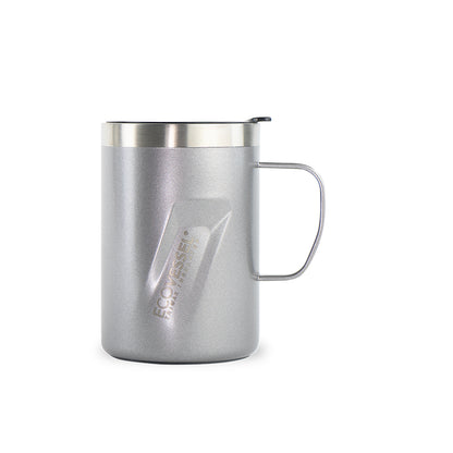 12 oz EcoVessel Insulated Coffee mug, The Transit Grey Smoke