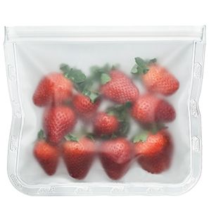 (re)zip Lay-Flat Lunch Size Leakproof Reusable Storage Bag Translucent (Single, without packaging)
