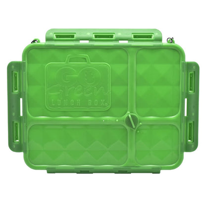 Go Green Lunchbox Replacement Lid Green for Medium 4-Compartment Breakbox