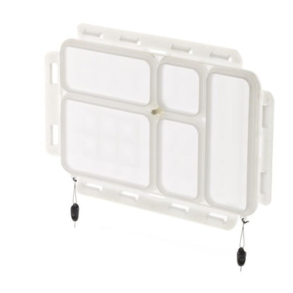 Go Green Lunchbox Replacement Lid White for Large 5-Compartment Foodbox