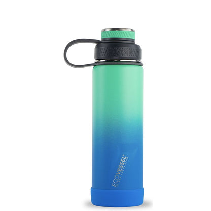 20 oz EcoVessel Boulder Insulated Stainless Steel Water Bottle Northern Lights