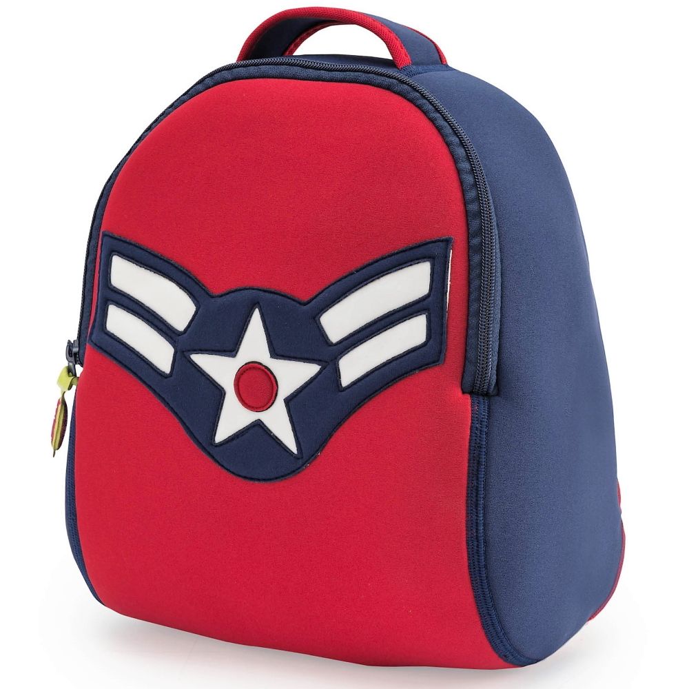 Dabbawalla Machine Washable Preschool Backpack Vintage Flyer