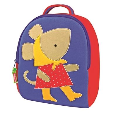 Dabbawalla Machine Washable Preschool Backpack Miss Mouse