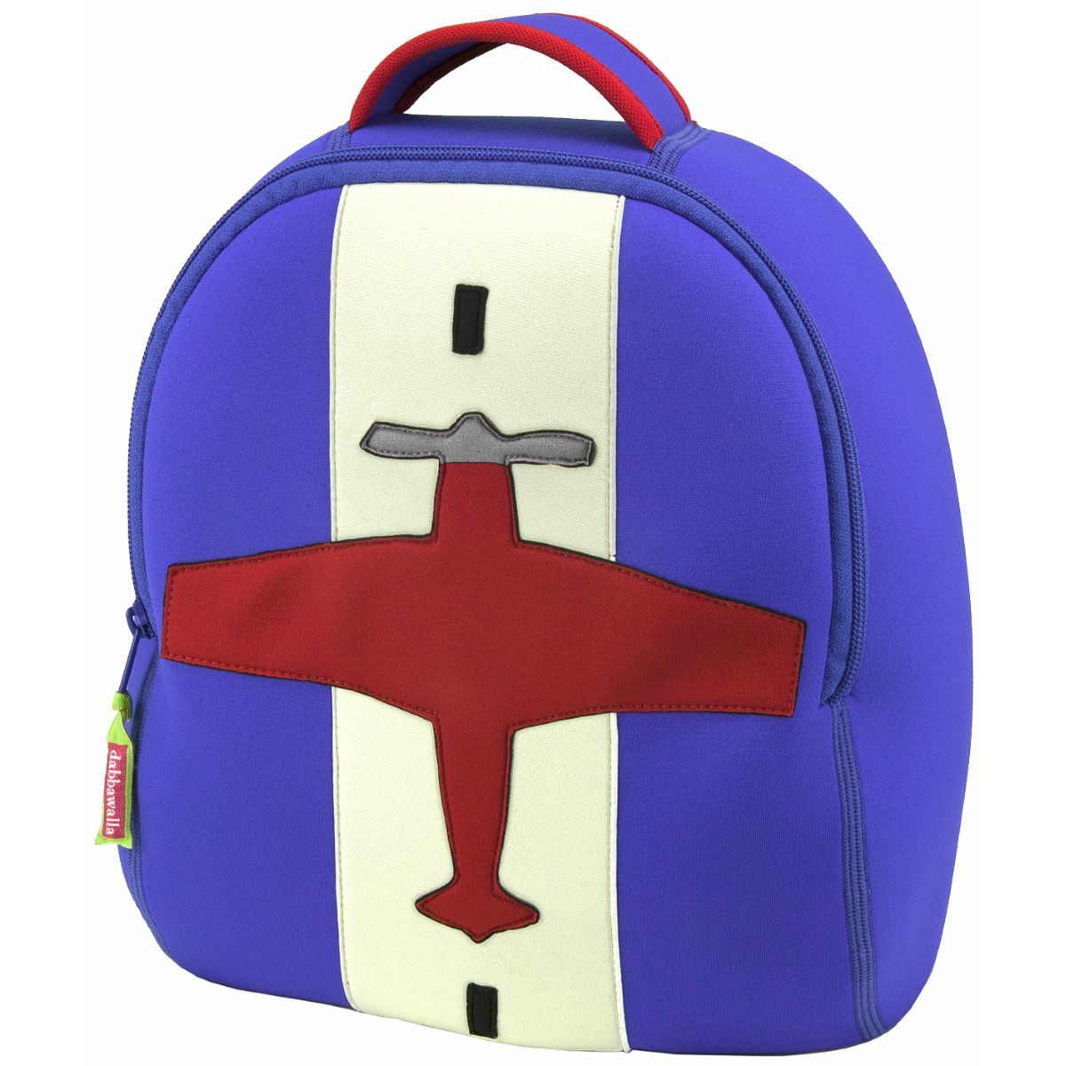 Dabbawalla Machine Washable Preschool Backpack Airplane