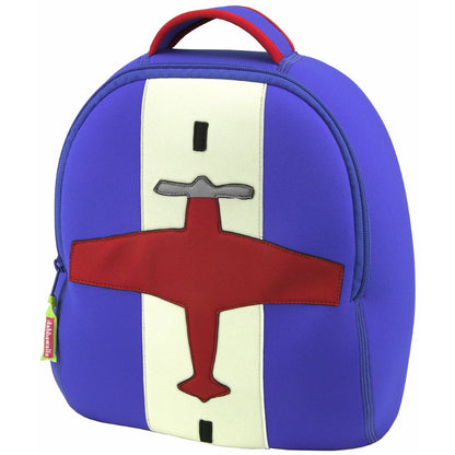 Dabbawalla Machine Washable Preschool Backpack Airplane