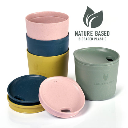 Light My Fire MyCup´n Lid Short 250 ml 4-pack Nature