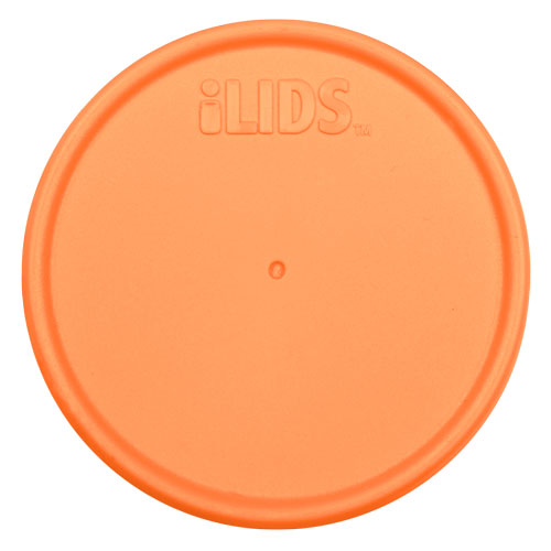 iLid Wide Mouth Mason Jar Storage Lid Orange