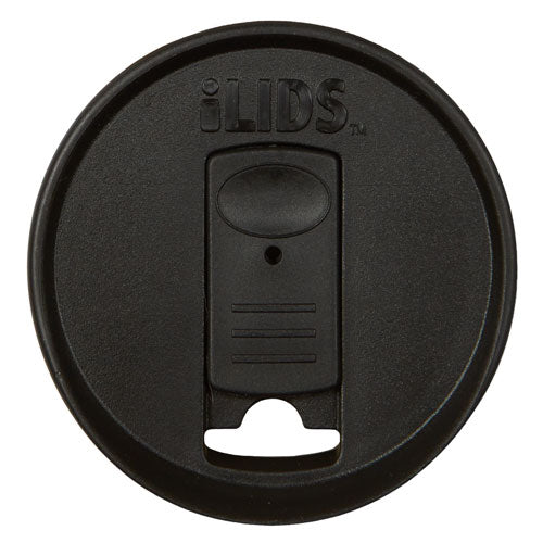 iLid Wide Mouth Mason Jar Drink Lid Black