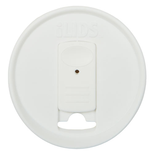 iLid Wide Mouth Mason Jar Drink Lid White