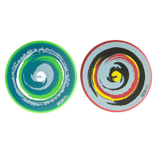 GreenPaxx Cool Cap Universal Silicone Cup Lids (2-pack) Athletic Wave