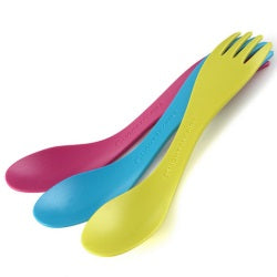 Light My Fire Spork Little (Pack of 3) Lime Cyan Fuchsia