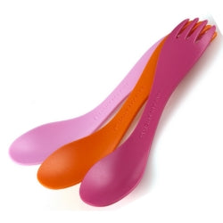 Light My Fire Spork Little (Pack of 3) Fuchsia Orange Pink