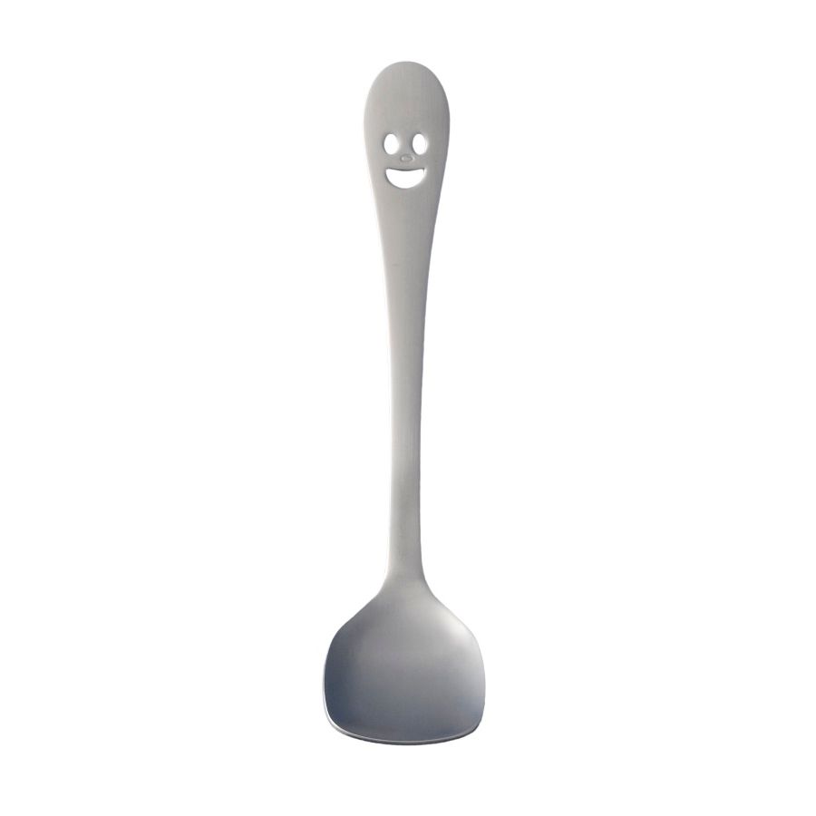 Happy Face Small Size Cutlery (12-pack) Yogurt Spoon (130 mm)
