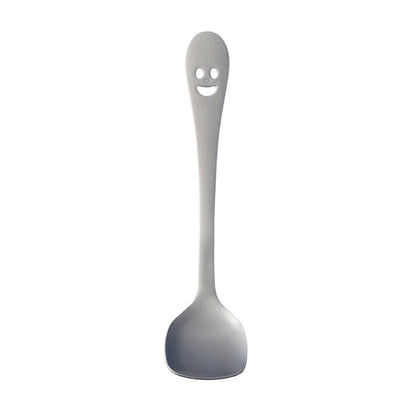 Happy Face Small Size Cutlery (12-pack) Yogurt Spoon (130 mm)