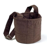 To-Go Ware 2-Tier Cotton Carrier Bag, Plum Brown