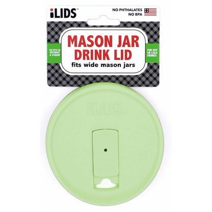 iLid Wide Mouth Mason Jar Drink Lid Celery