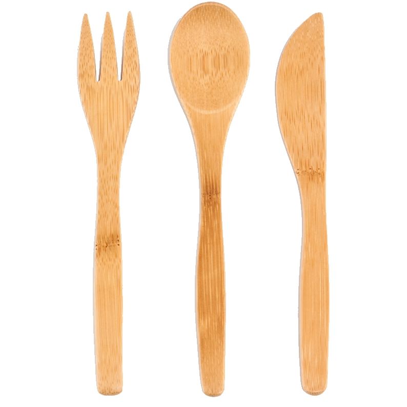 To-Go Ware Reusable Bamboo Cutlery Spoon, Fork, Knife